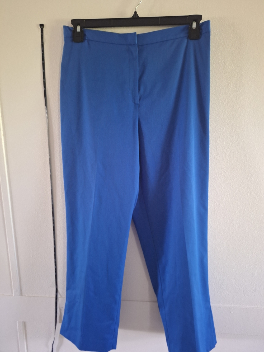 Anne Klein Bright Blue Straight-Leg Dress Pants